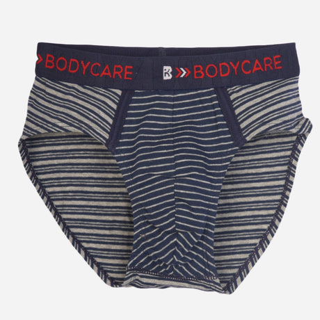 Bodycare Boys Brief Stripe Blue & Navy Pack Of 2