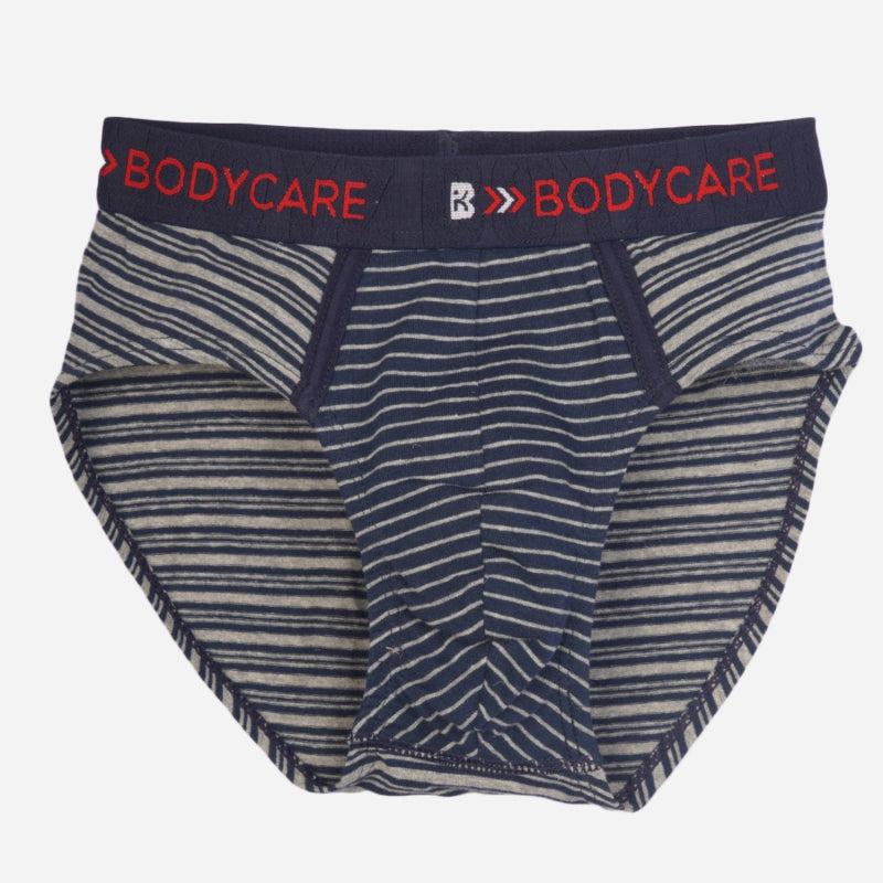 Bodycare Boys Brief Stripe Blue & Navy Pack Of 2