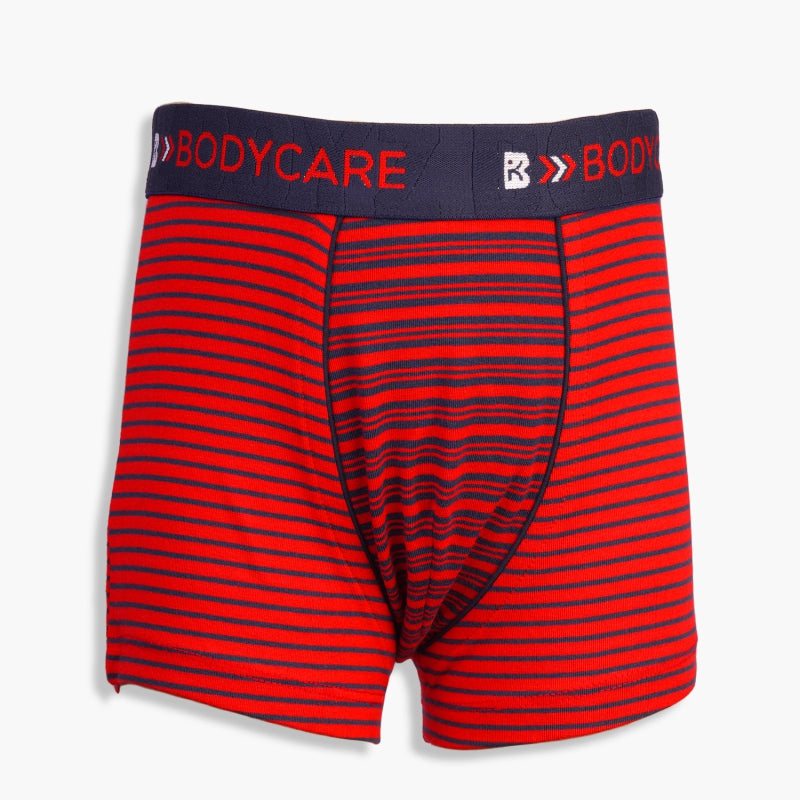 Bodycare Boys Trunks Stripe Red & Blue Pack Of 2