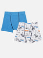 Boys Cotton Spandex Trunk Inner Elastic Stretch Pack of 2 - Bodycare
