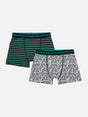 Boys Cotton Spandex Trunk Top Elastic Stretch Pack of 2 - Bodycare