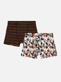 Boys Cotton Spandex Trunk Inner Elastic Stretch Pack of 2 - Bodycare