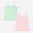 Girls 100% Cotton Vest Sleeveless Stretch Pack of 2 - Bodycare