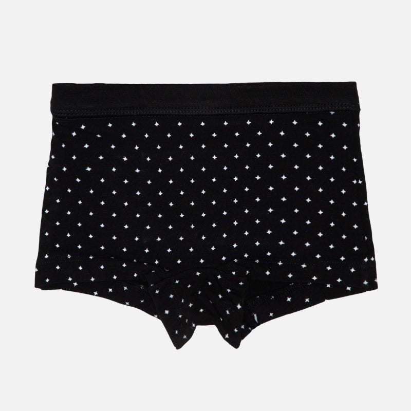 Girls Cotton Spandex Boyshorts Stretch Lycra Band Pack of 2 - Bodycare