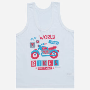 Boys Vest Round Neck Sleeveless Pack of 3 - Bodycare