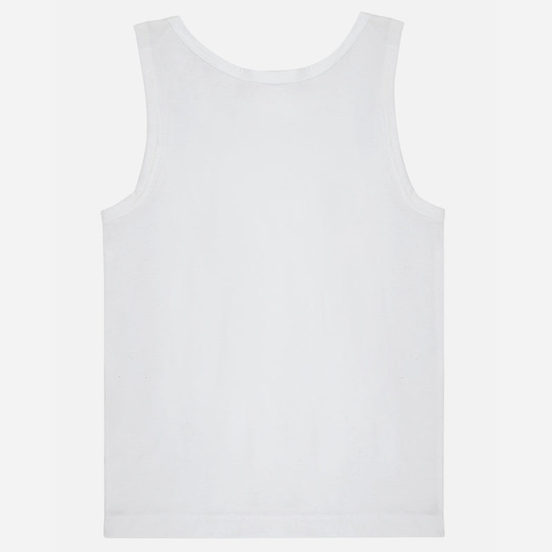 Boys Organic Vest Round Neck Sleeveless Pack of 2 - Bodycare
