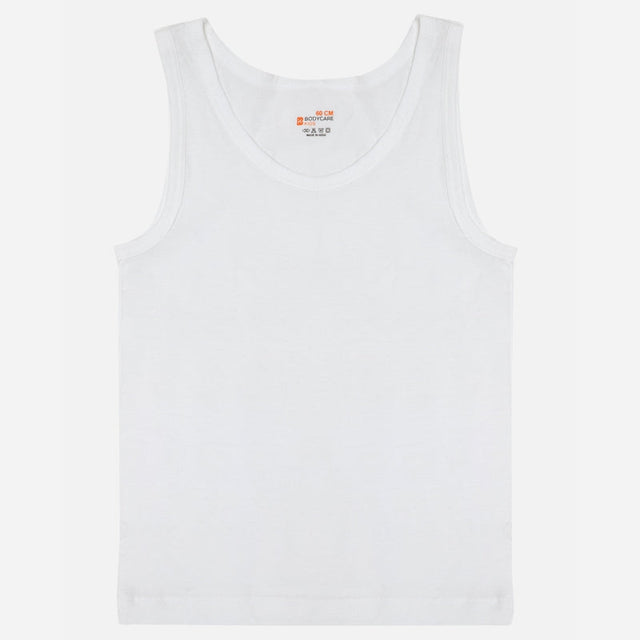 Boys Organic Vest Round Neck Sleeveless Pack of 2 - Bodycare