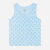 Boys Organic Cotton Vest Round Neck Sleeveless Pack of 6 - Bodycare