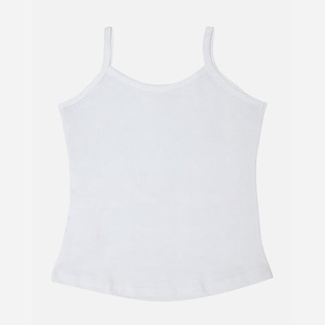 Bodycare Girls Vest Dori Neck Pack Of 2 - White