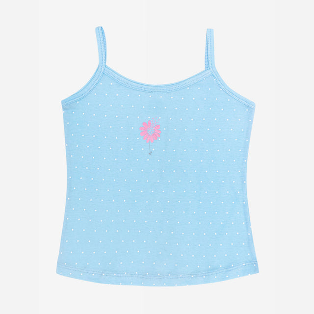 Girls Organic Cotton Vest Round Neck Dori Neck Pack of 4 - Bodycare