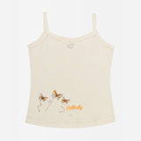 Girls Organic Cotton Vest Round Neck Dori Neck Pack of 4 - Bodycare
