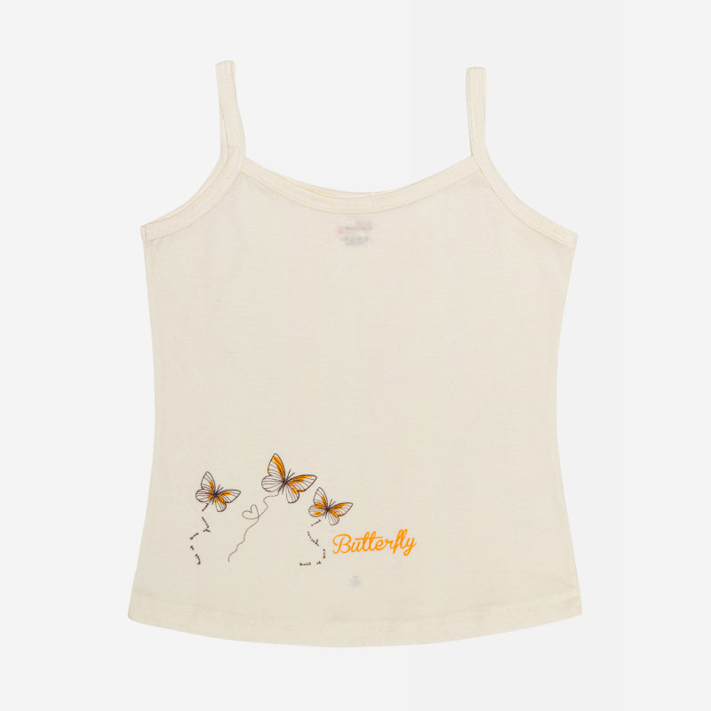 Girls Organic Cotton Vest Round Neck Dori Neck Pack of 4 - Bodycare