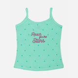 Girls Organic Cotton Vest Round Neck Dori Neck Pack of 4 - Bodycare