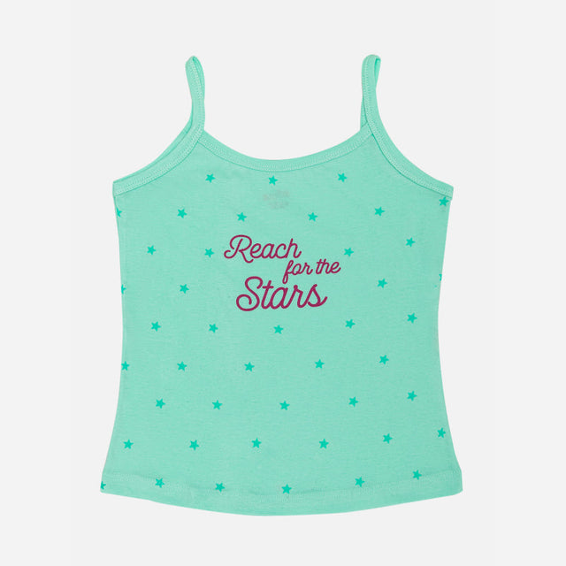 Girls Organic Cotton Vest Round Neck Dori Neck Pack of 4 - Bodycare
