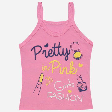 Girls Vest Dori Neck Sleeveless Pack of 6