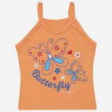 Bodycare Girls Vest Dori Neck Sleeveless Solid Pack Of 3