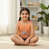 Girls Vest Dori Neck Sleeveless Pack of 6 - Bodycare