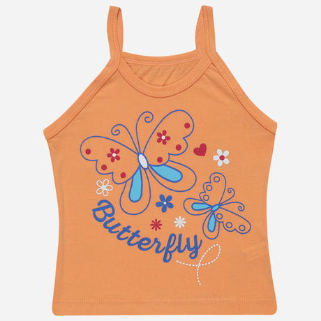 Girls Vest Dori Neck Sleeveless Pack of 6