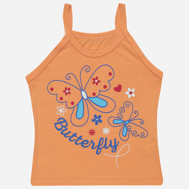 Girls Vest Dori Neck Sleeveless Pack of 6 - Bodycare
