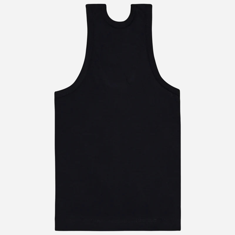 Boys 100% Cotton Vest Round Neck Sleeveless Pack of 4 - Bodycare
