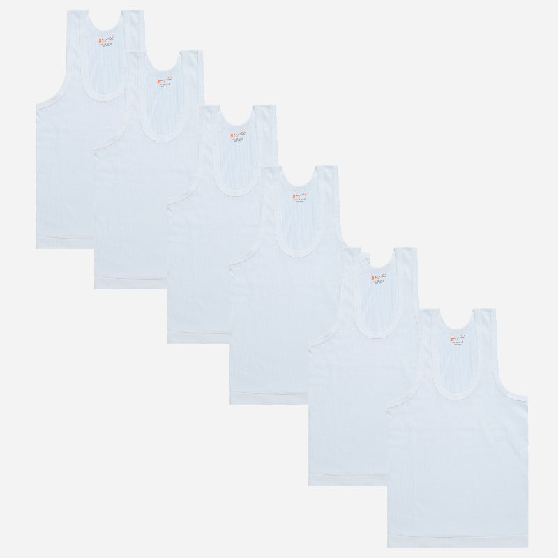 Bodycare Boys Cotton Vest Round Neck Sleeveless Pack Of