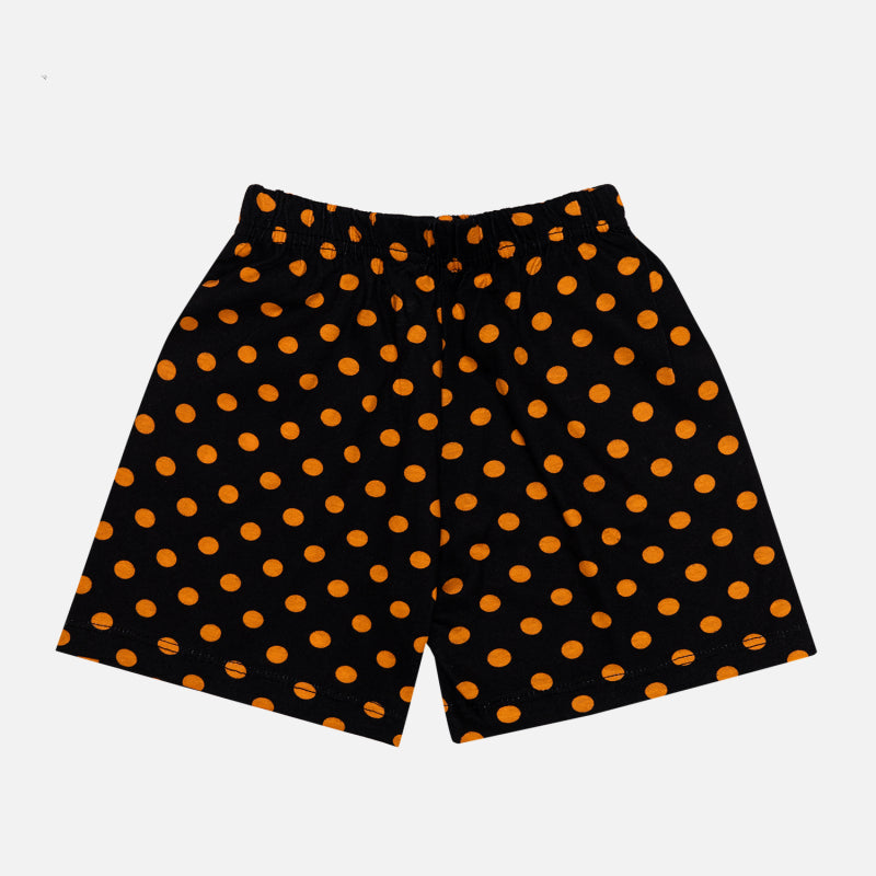 Girls 100% Cotton Self Design Shorts with Inner Elastic for Everyday Innerwear Comfort and Regular Use - Pack of 6