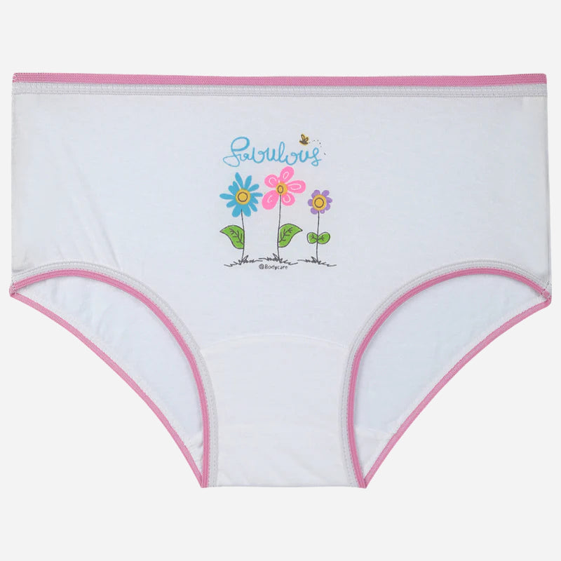 Bodycare Girls Cotton Panty Solid Pack Of 6