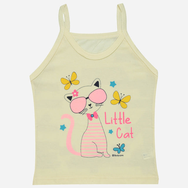 Girls Vest Dori Neck Sleeveless Pack of 6 - Bodycare