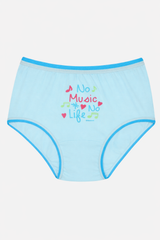 Girls 100% Cotton Top Elastic Panty with Soft Feel for Everyday Innerwear Comfort and Regular Use - Pack of 6