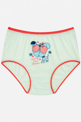 Girls 100% Cotton Top Elastic Panty with Soft Feel for Everyday Innerwear Comfort and Regular Use - Pack of 6