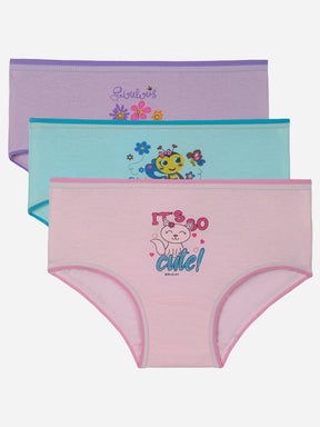 Girls Panty Top Elastic Pack of 3 - Bodycare