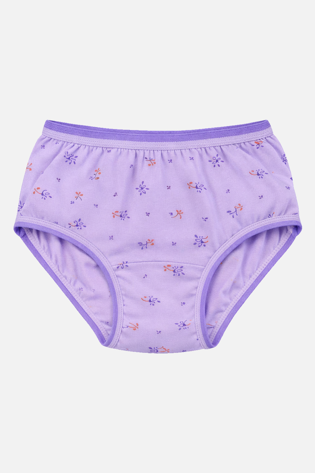 Girls Innerwear Panty Top Elastic Printed for Everyday Comfort, Easy Fit and Kids Innerwear Essentials - Pack of 3