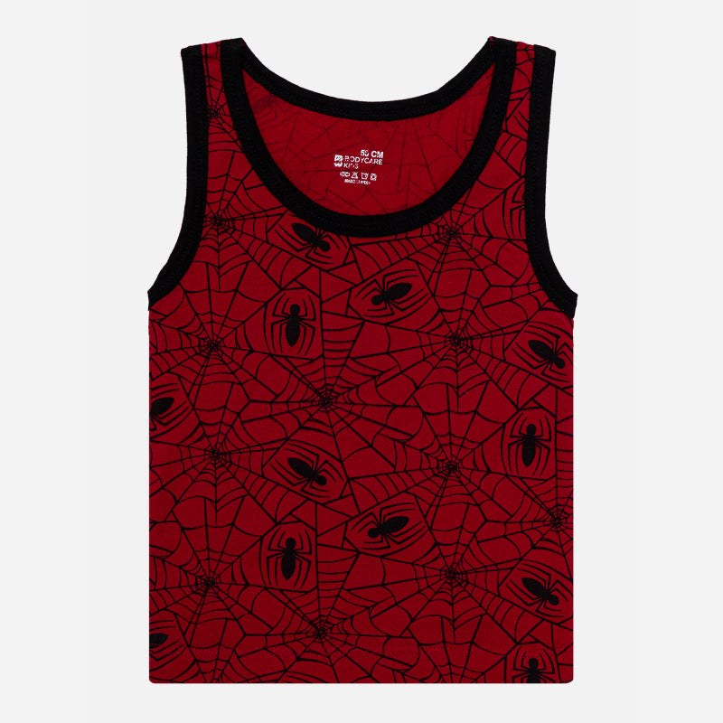 Boys 100% Cotton Sleeveless Round Neck Vest with Regular Fit for Comfortable Daily Innerwear Use - Pack of 4