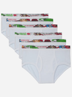 Baby Boys Avengers Cotton Spandex Brief Lycra Waistband Pack of 6 - Bodycare