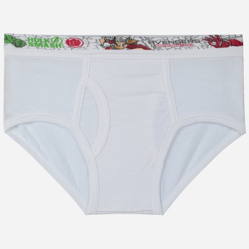 Baby Boys Avengers Cotton Spandex Brief Lycra Waistband Pack of 6 - Bodycare