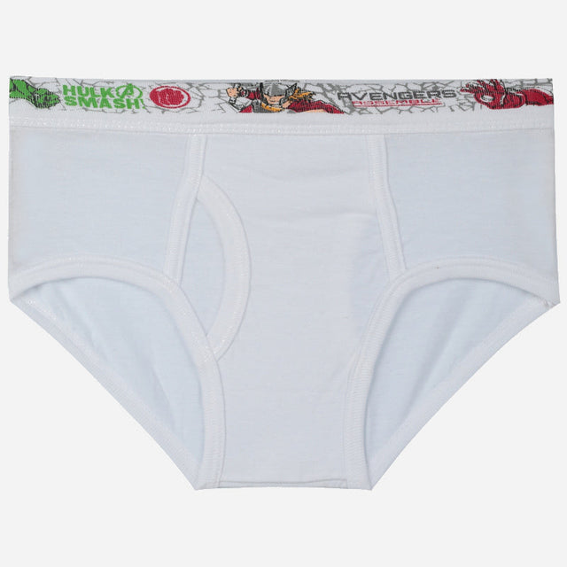 Baby Boys Avengers Cotton Spandex Brief Lycra Waistband Pack of 6 - Bodycare