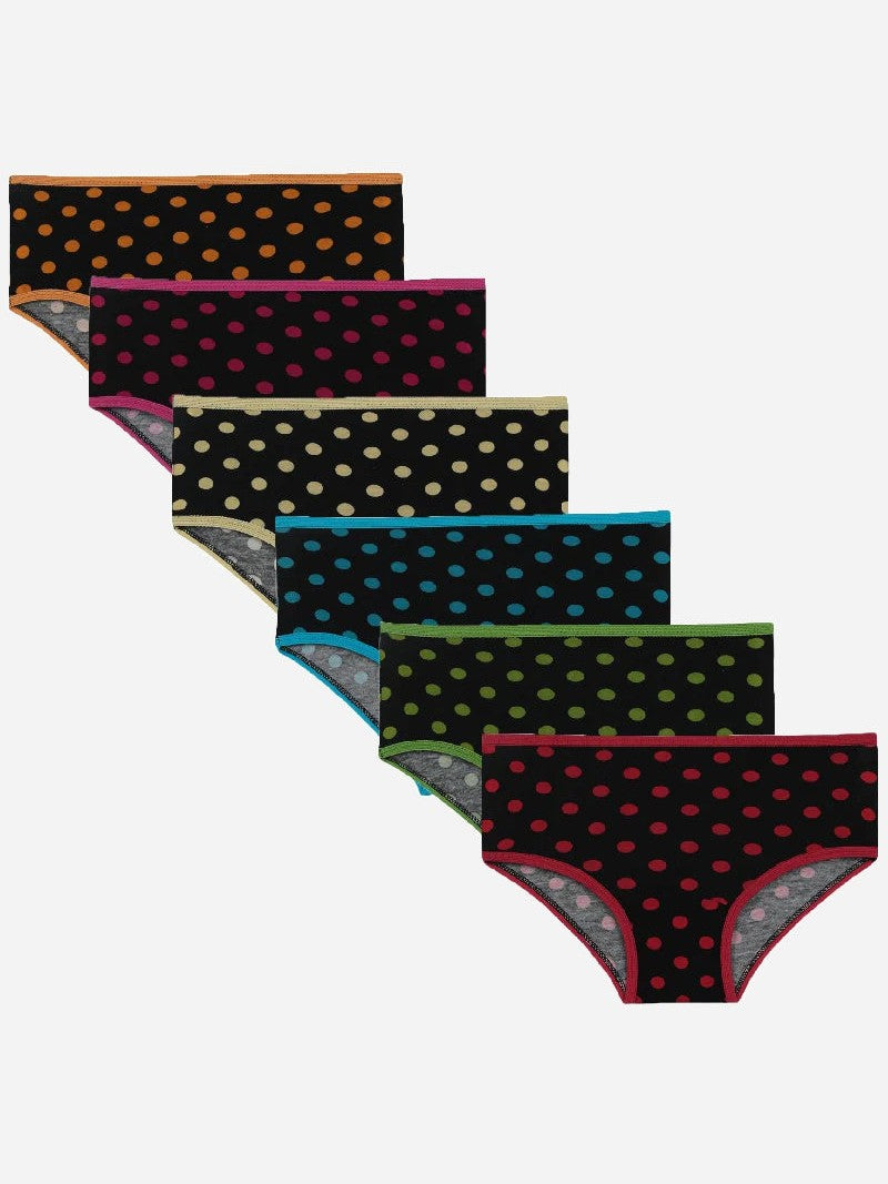 Girls Panty Lycra Waistband Pack of 6