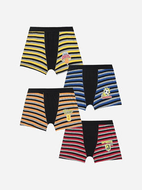 Boys Cotton Spandex Trunk Stretch Lycra Band Pack of 4 - Bodycare