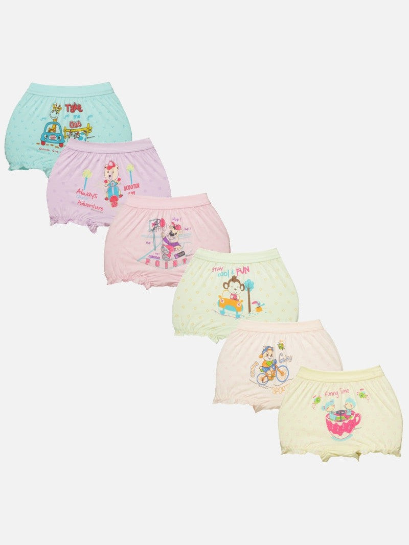 Bodycare Unisex Bloomer Pack Of 6 - Assorted