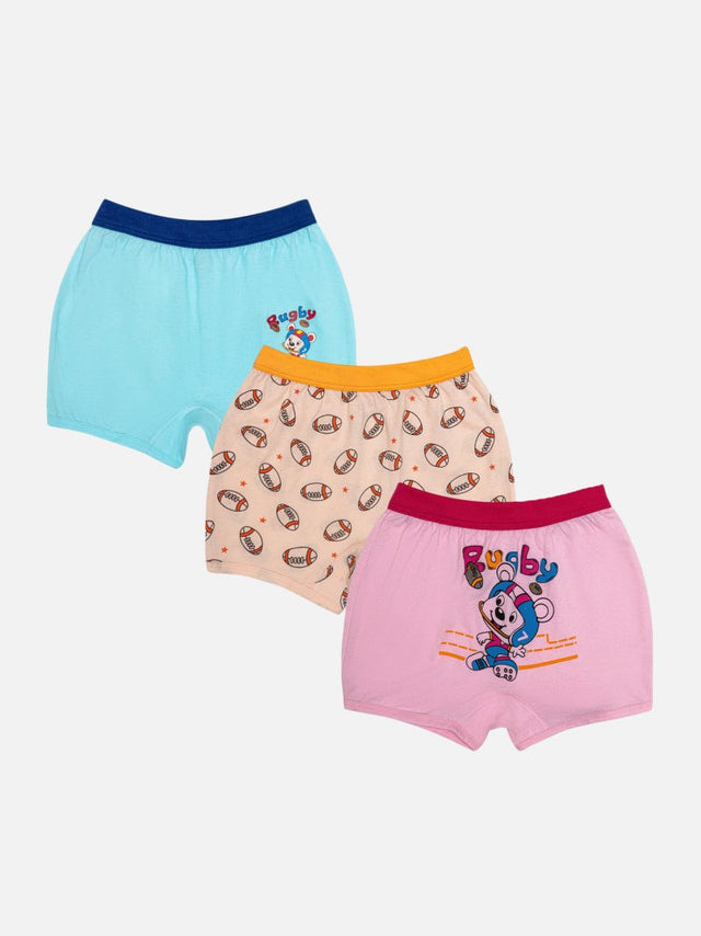 Unisex Cotton Spandex Bloomer Lycra Waistband Pack of 3 - Bodycare