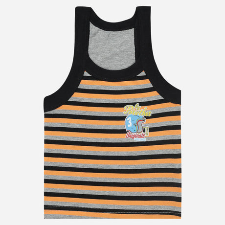 Boys Vest Round Neck Sleeveless Pack of 4