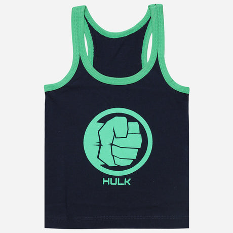 Bodycare Avengers Boys Vest Round Neck Sleeveless Solid Pack Of 4