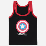 Bodycare Avengers Boys Vest Round Neck Sleeveless Solid Pack Of 4