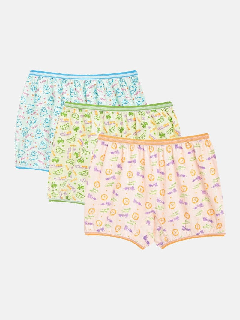 Bodycare Unisex Bloomer Pack Of 3 - Assorted