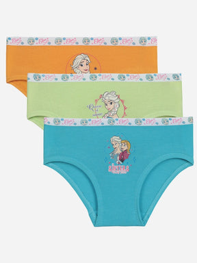 Girls Frozen Panty Top Elastic Pack of 3 - Bodycare
