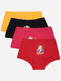 Girls Cotton Spandex Boyshorts Inner Elastic Pack of 4 - Bodycare