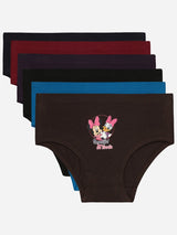 Bodycare Girls Minnie & Friends Printed Panty Pack Of 6