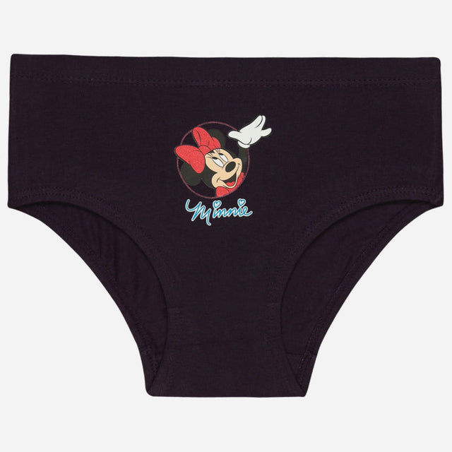 Girls Minnie & Friends Cotton Spandex Panty Inner Elastic Pack of 6 - Bodycare