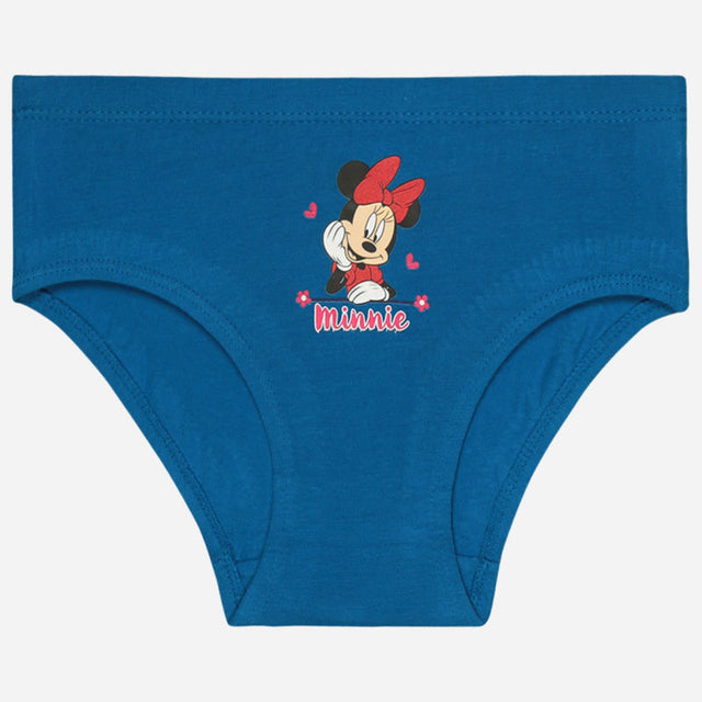 Girls Minnie & Friends Cotton Spandex Panty Inner Elastic Pack of 6 - Bodycare