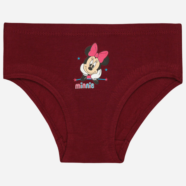 Girls Minnie & Friends Cotton Spandex Panty Inner Elastic Pack of 6 - Bodycare